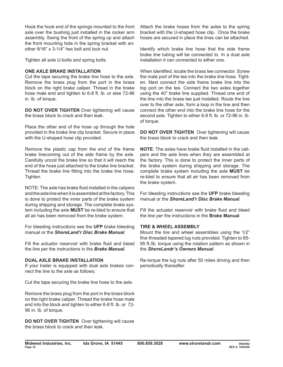 ShoreLand'r SLR40TBBXLW V.1 User Manual | Page 10 / 14