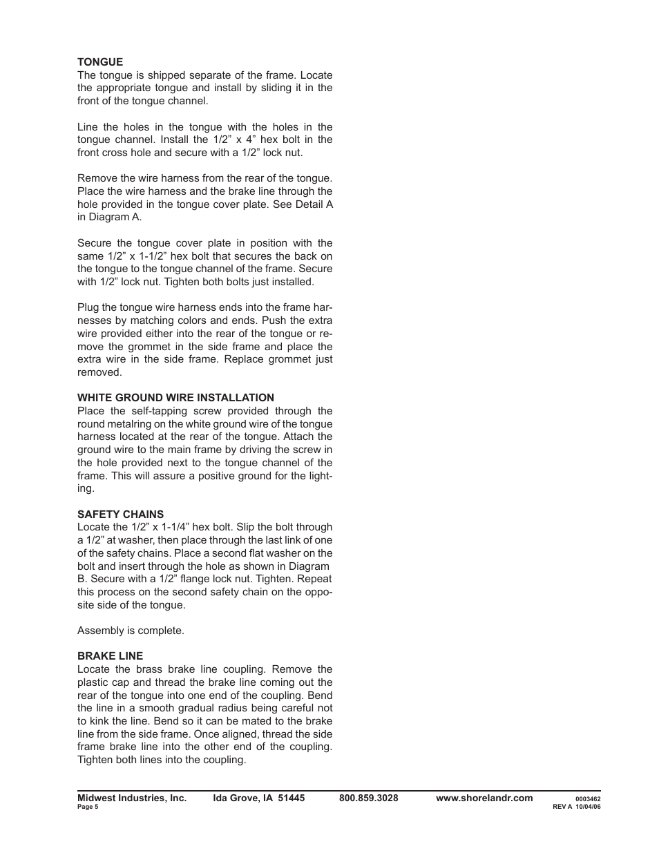 ShoreLand'r SLR40TBBXLW V.1 User Manual | Page 5 / 14