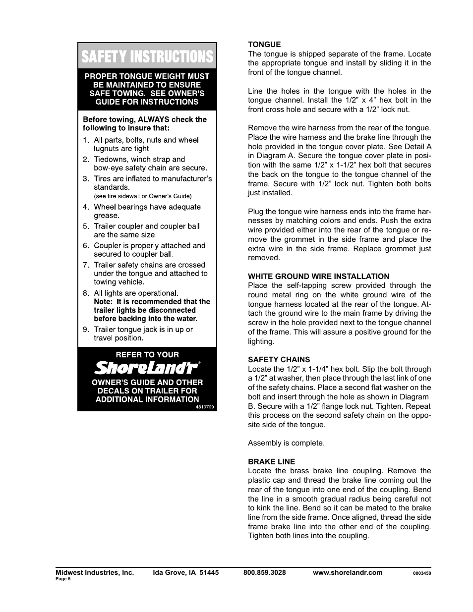 ShoreLand'r SLR40TBLW V.1 User Manual | Page 5 / 12