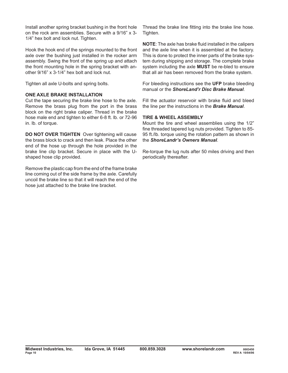 ShoreLand'r SLR40TBLW V.2 User Manual | Page 10 / 14