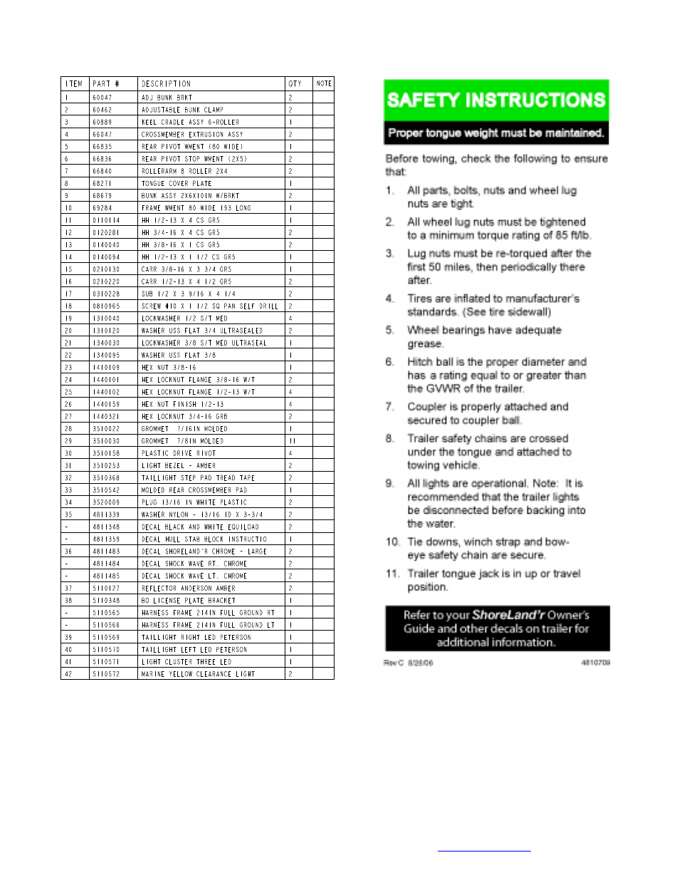 ShoreLand'r SLR40TCBLW User Manual | Page 3 / 16