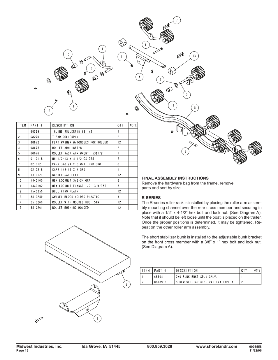ShoreLand'r SLR46TABL User Manual | Page 13 / 14