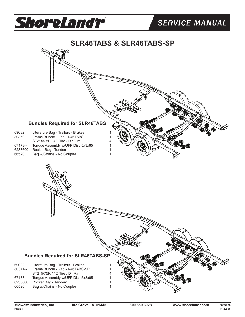 ShoreLand'r SLR46TABS User Manual | 14 pages