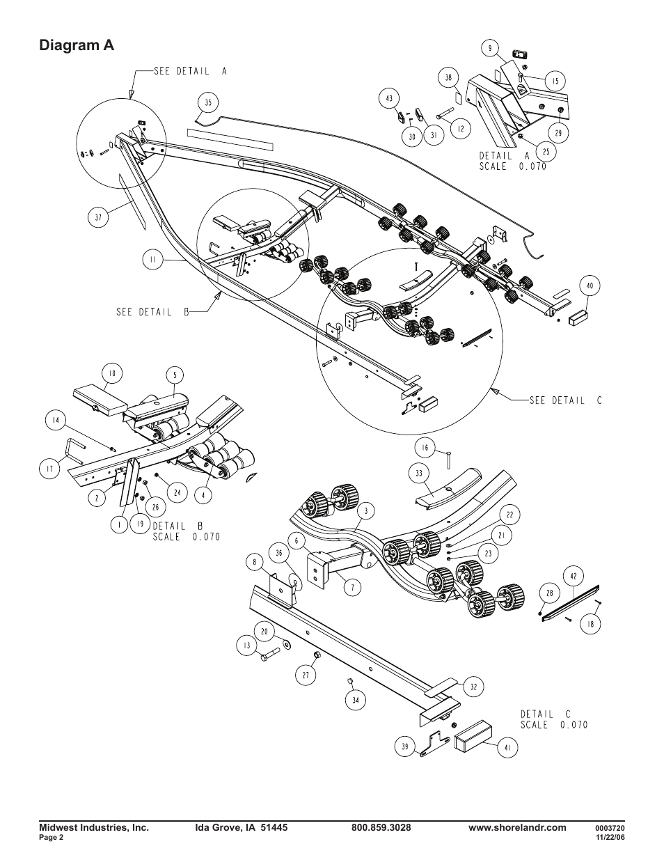 Diagram a | ShoreLand'r SLR46TABS User Manual | Page 2 / 14