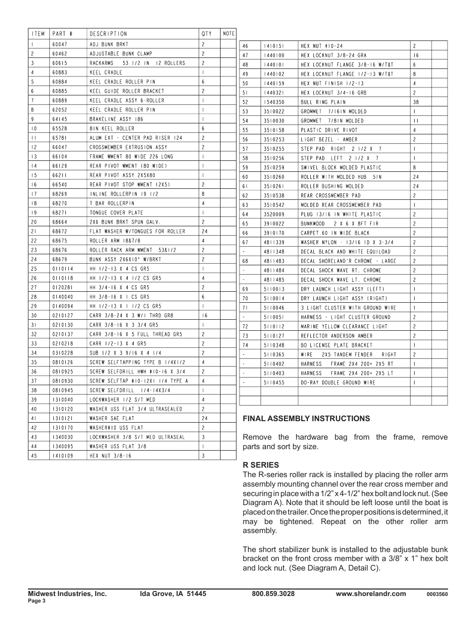 ShoreLand'r SLR46TBBL V.1 User Manual | Page 3 / 10