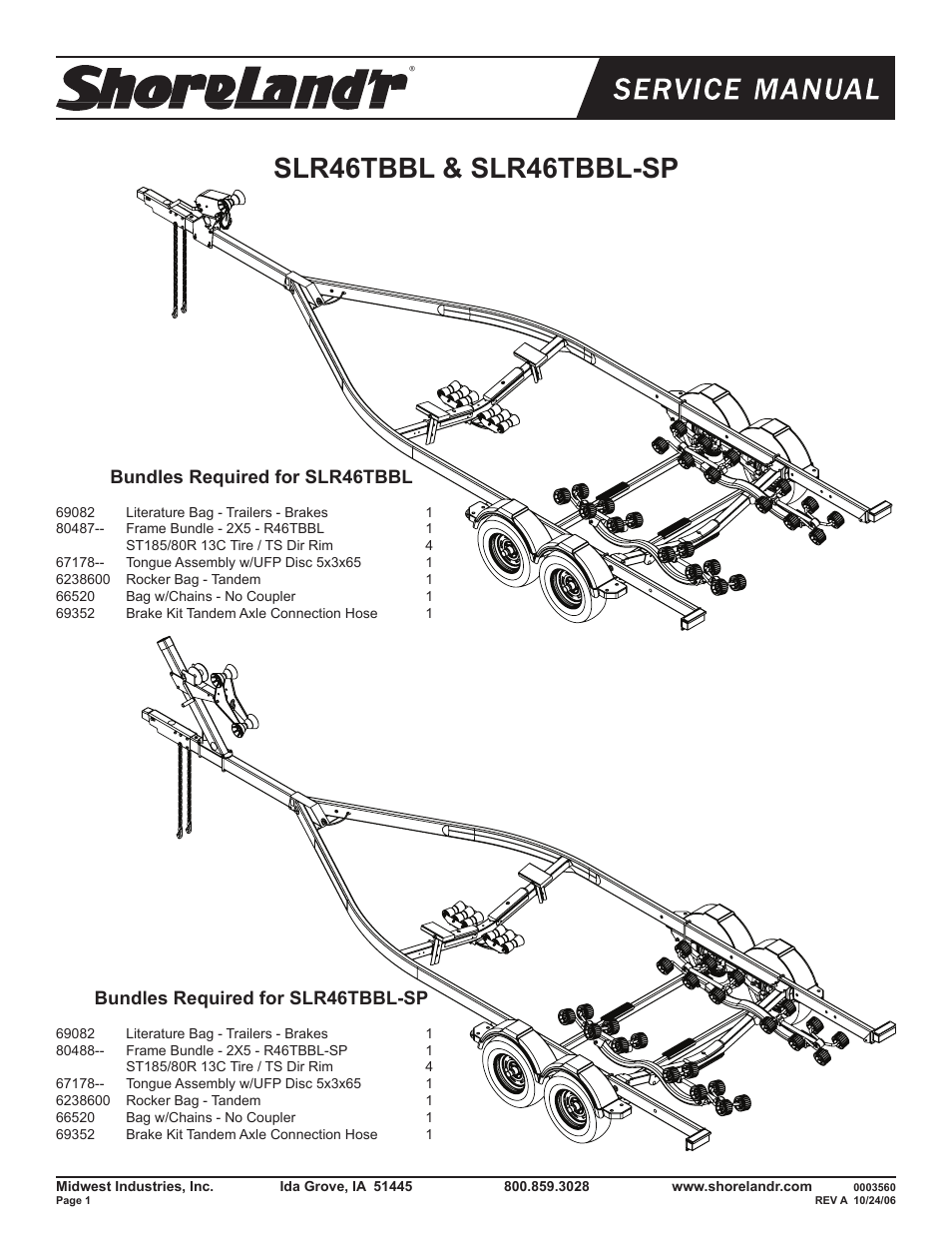 ShoreLand'r SLR46TBBL V.2 User Manual | 14 pages