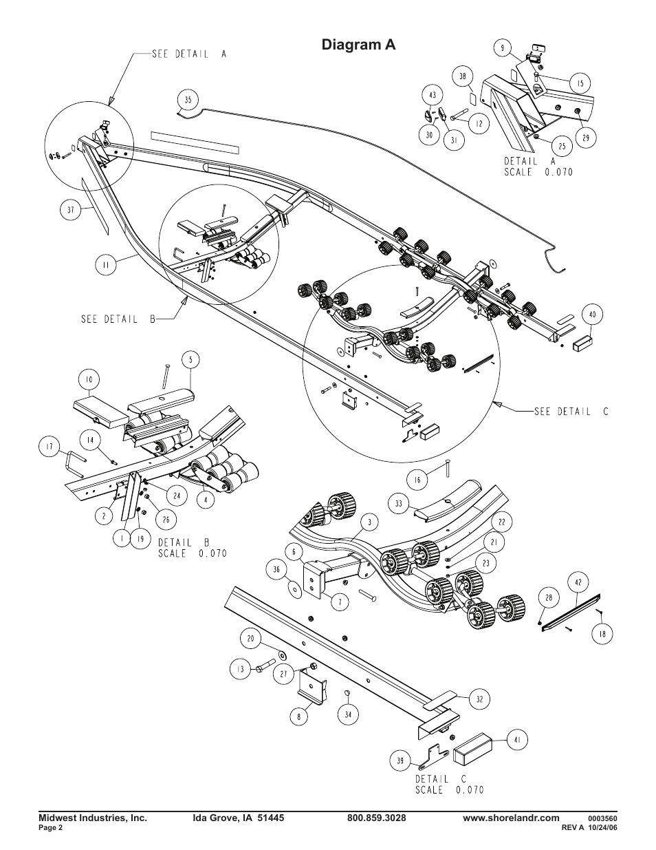 Diagram a | ShoreLand'r SLR46TBBL V.2 User Manual | Page 2 / 14