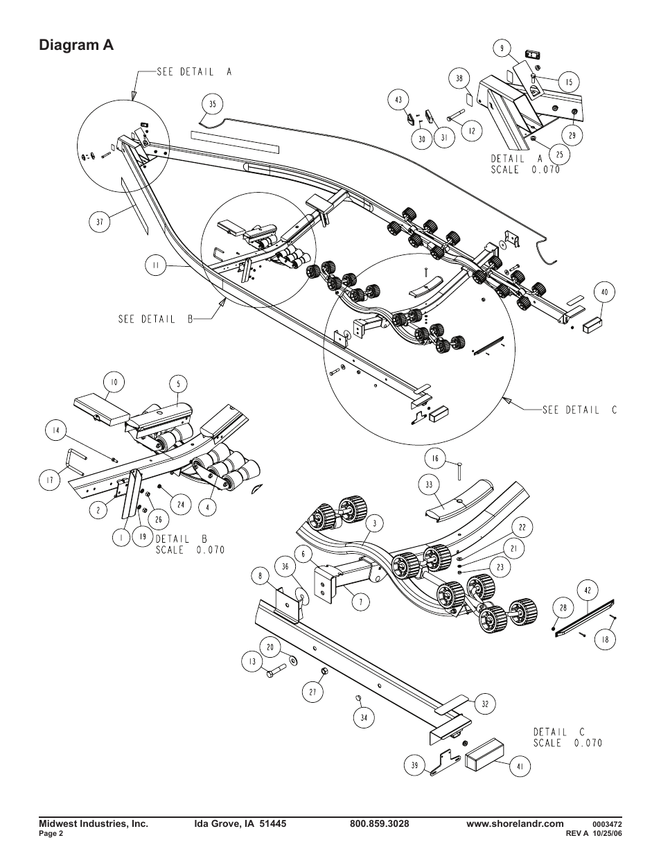 Diagram a | ShoreLand'r SLR46TBBS V.2 User Manual | Page 2 / 14
