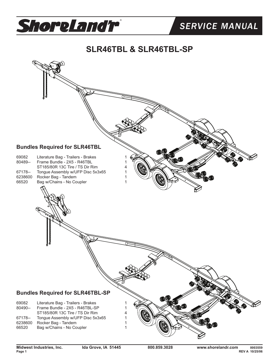 ShoreLand'r SLR46TBL V.2 User Manual | 14 pages