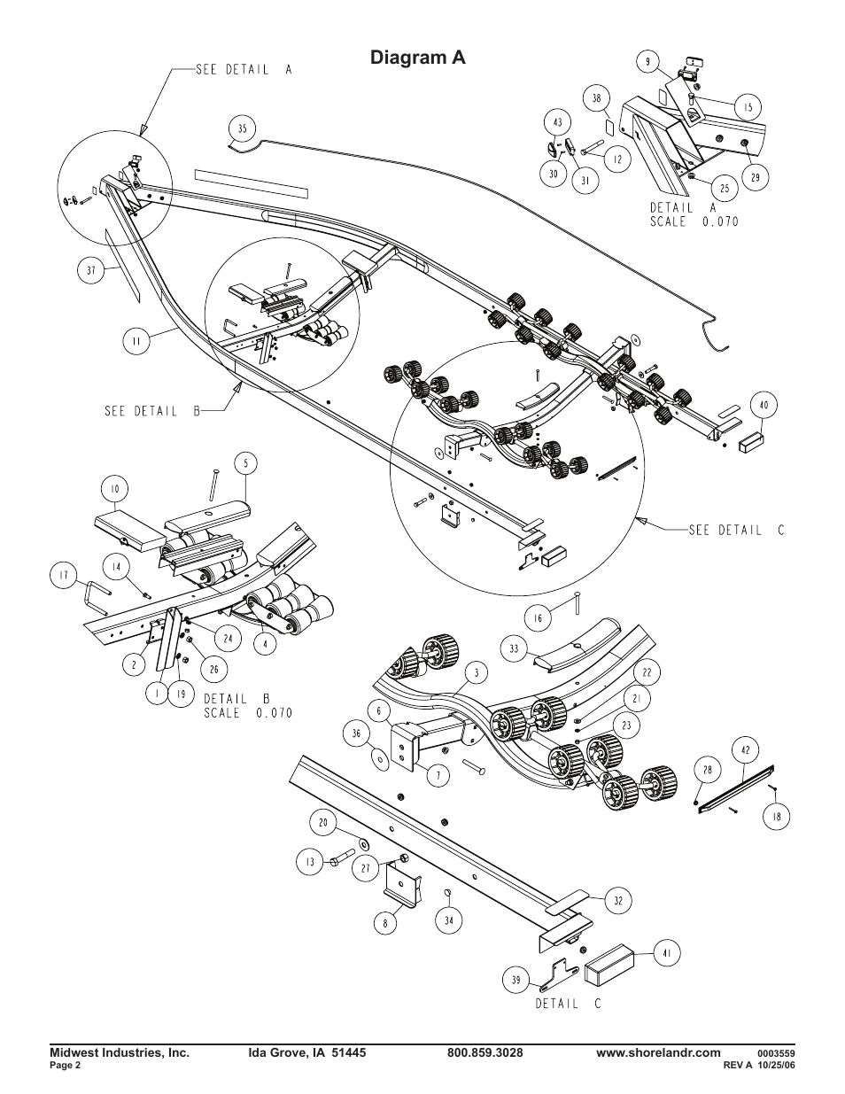 Diagram a | ShoreLand'r SLR46TBL V.2 User Manual | Page 2 / 14
