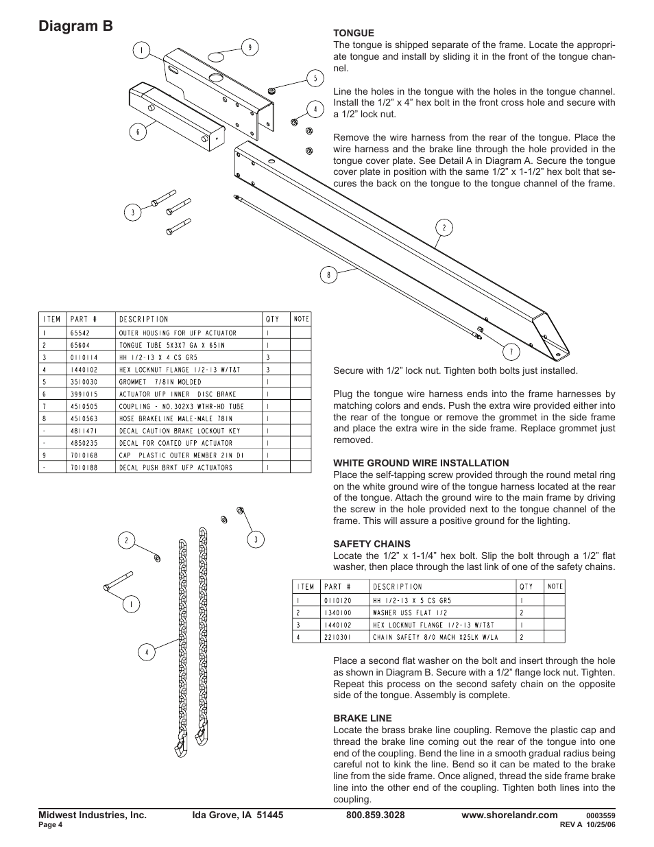 Diagram b | ShoreLand'r SLR46TBL V.2 User Manual | Page 4 / 14