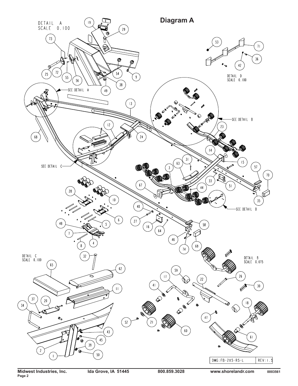 Diagram a | ShoreLand'r SLR46TBLSP User Manual | Page 2 / 10