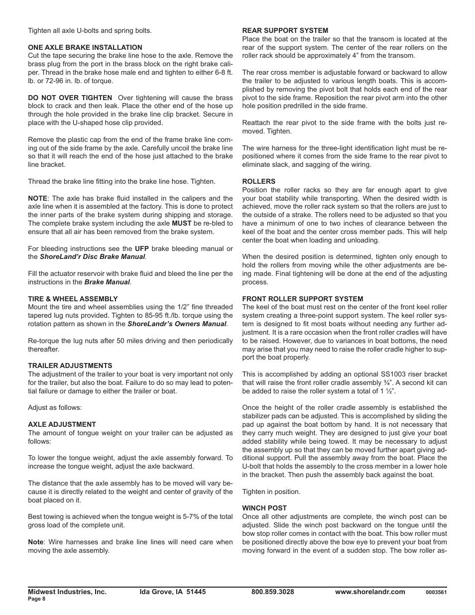 ShoreLand'r SLR46TBLSP User Manual | Page 8 / 10