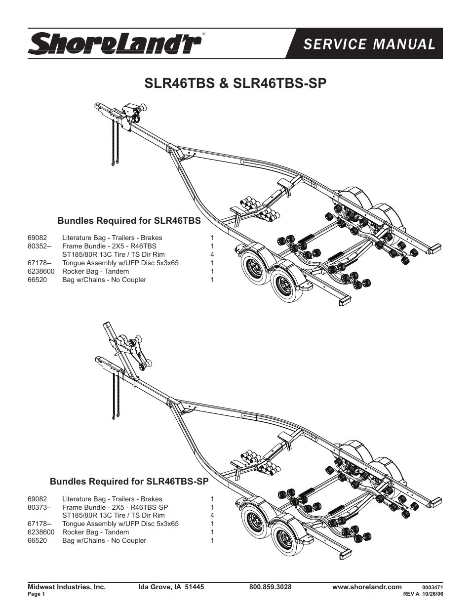 ShoreLand'r SLR46TBS V.1 User Manual | 14 pages