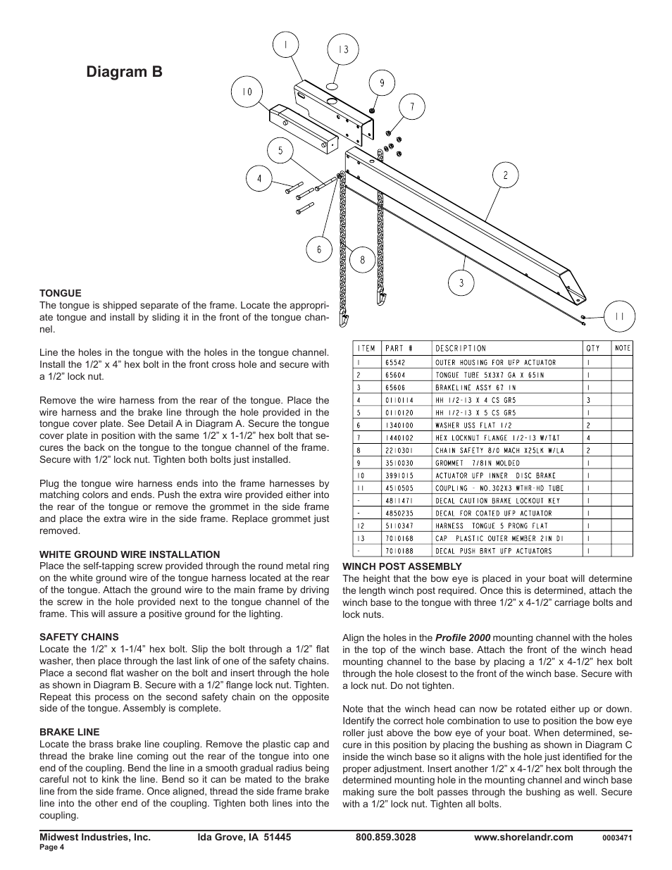 Diagram b | ShoreLand'r SLR46TBS V.2 User Manual | Page 4 / 10