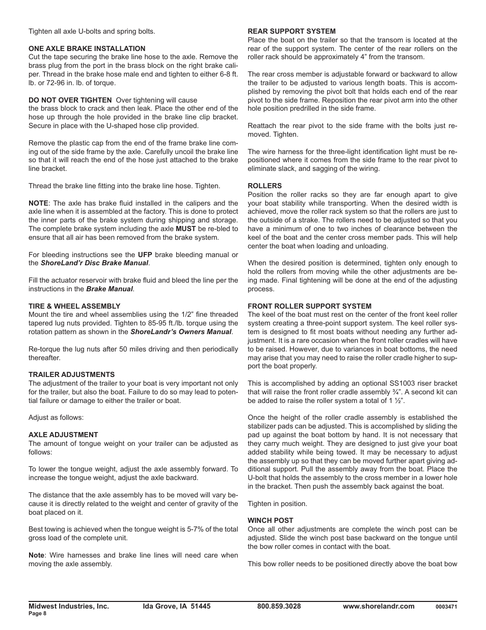 ShoreLand'r SLR46TBS V.2 User Manual | Page 8 / 10