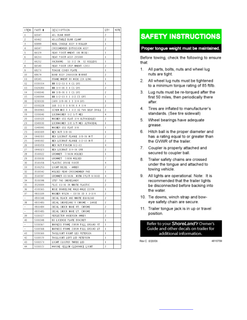 ShoreLand'r SLR50TCBL User Manual | Page 3 / 14