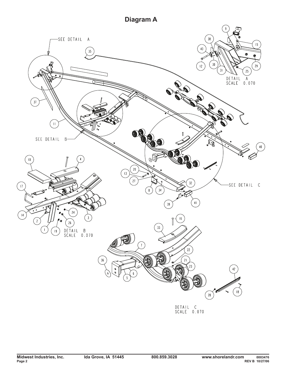 Diagram a | ShoreLand'r SLR55TBBL V.2 User Manual | Page 2 / 12