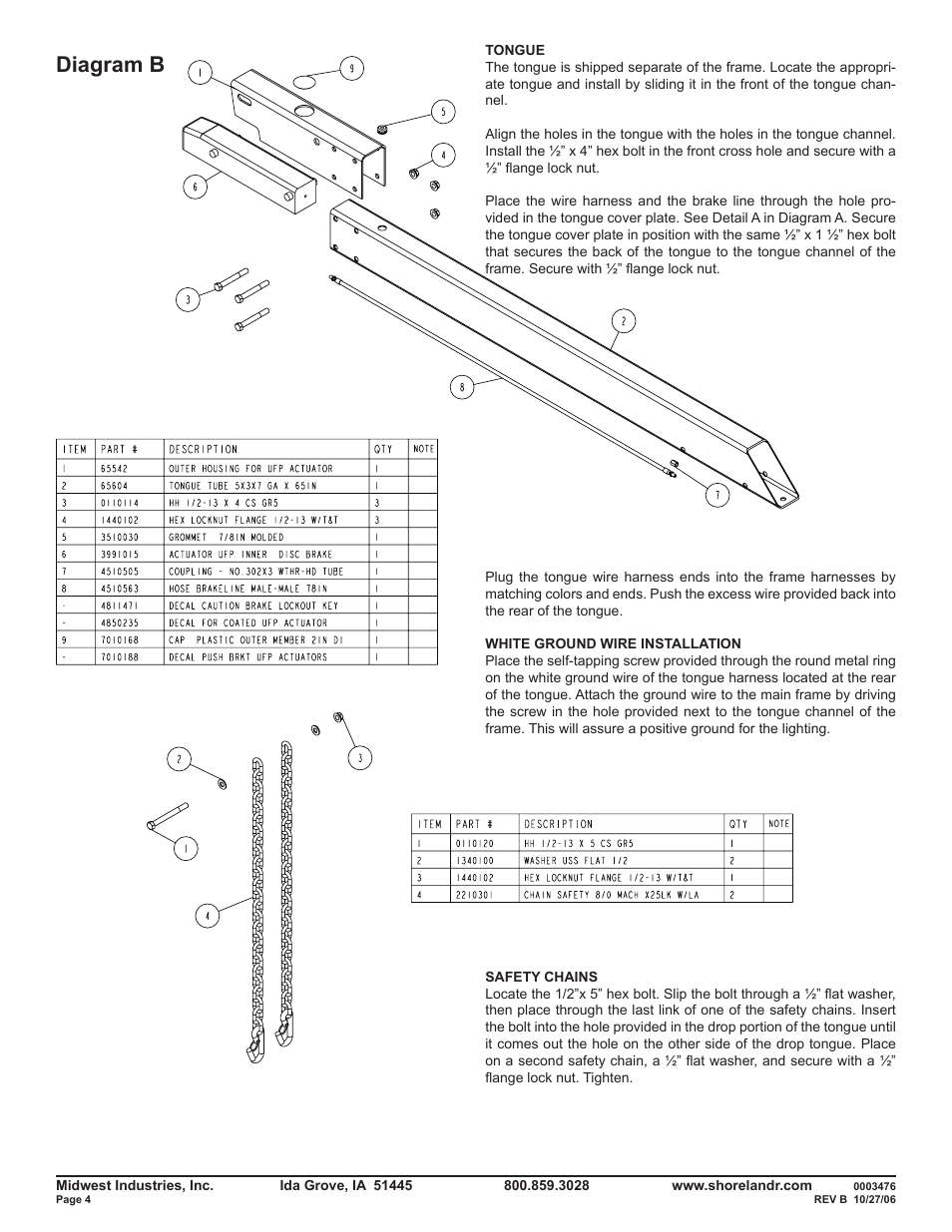 Diagram b | ShoreLand'r SLR55TBBL V.2 User Manual | Page 4 / 12