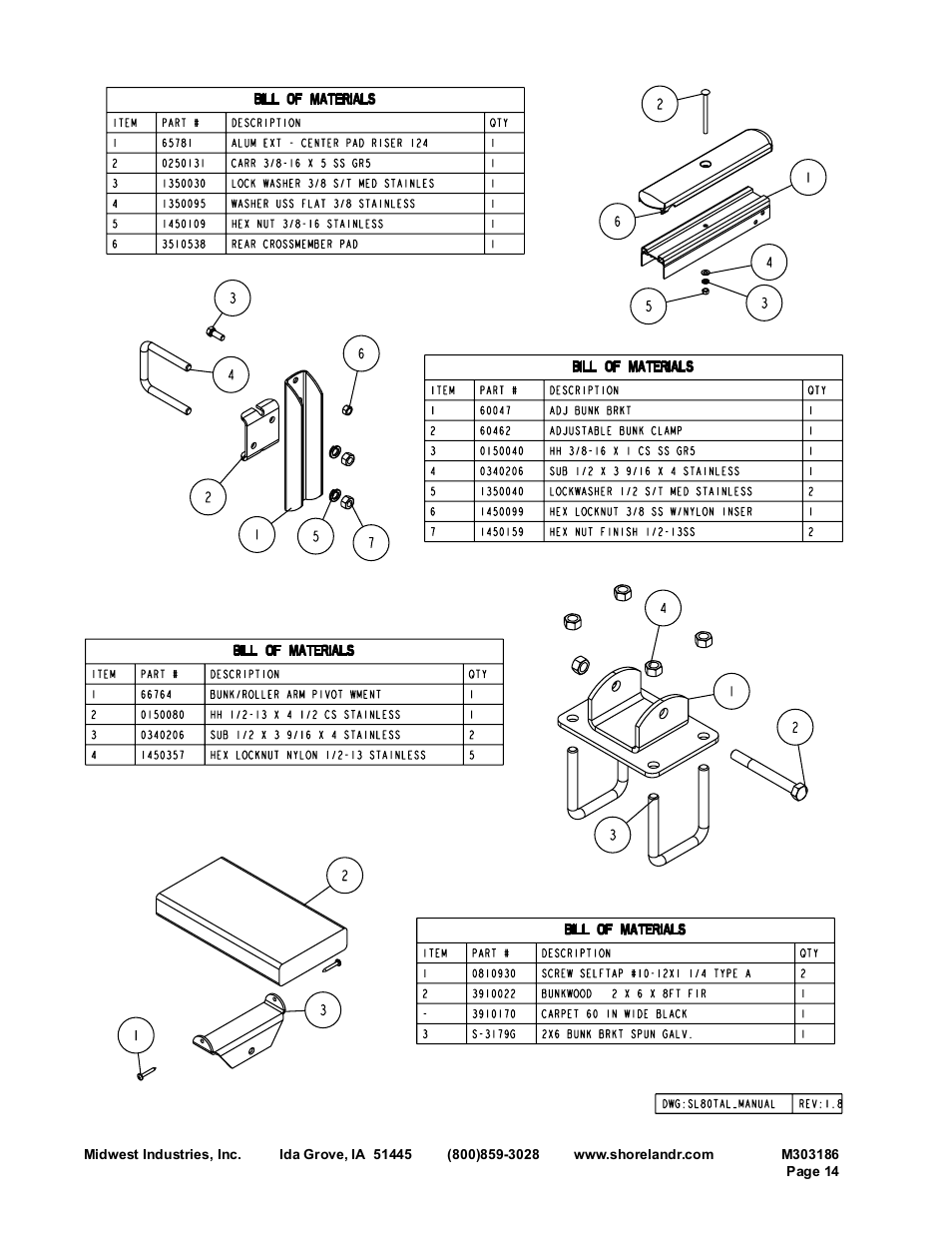 ShoreLand'r SLR83TAL User Manual | Page 14 / 16