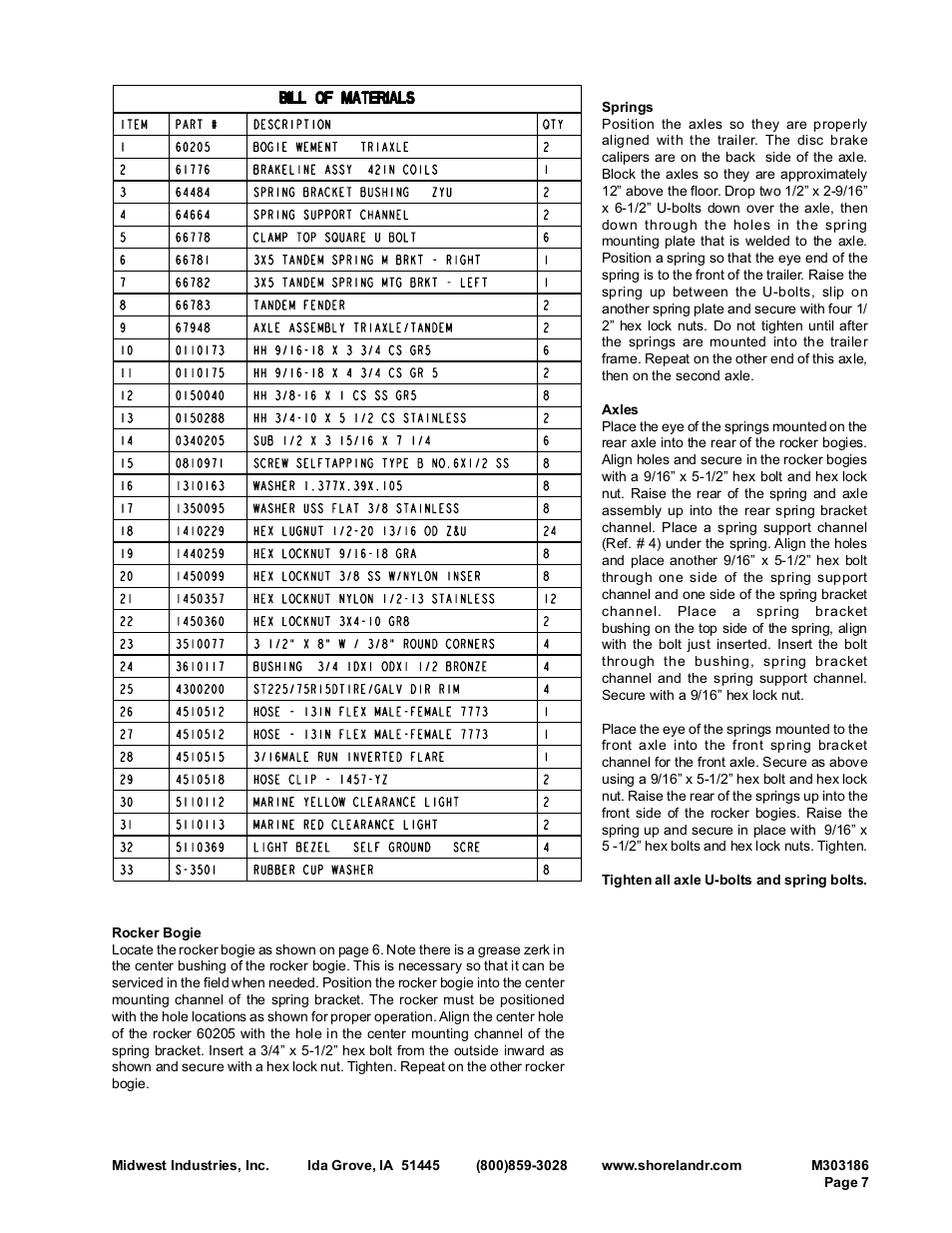 ShoreLand'r SLR83TAL User Manual | Page 7 / 16