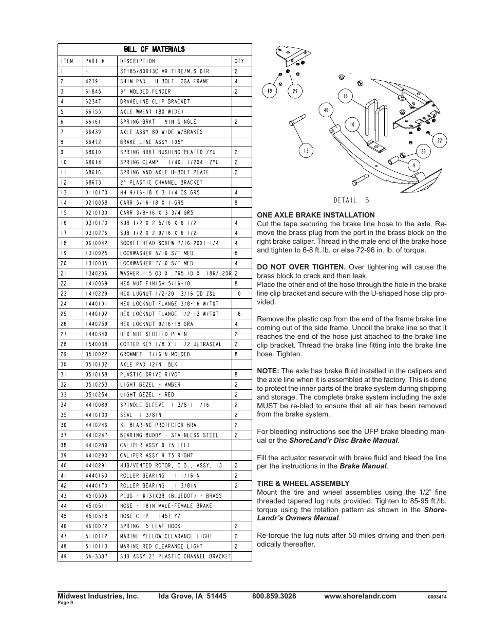 ShoreLand'r SLRB2313BLW V.2 User Manual | Page 9 / 10