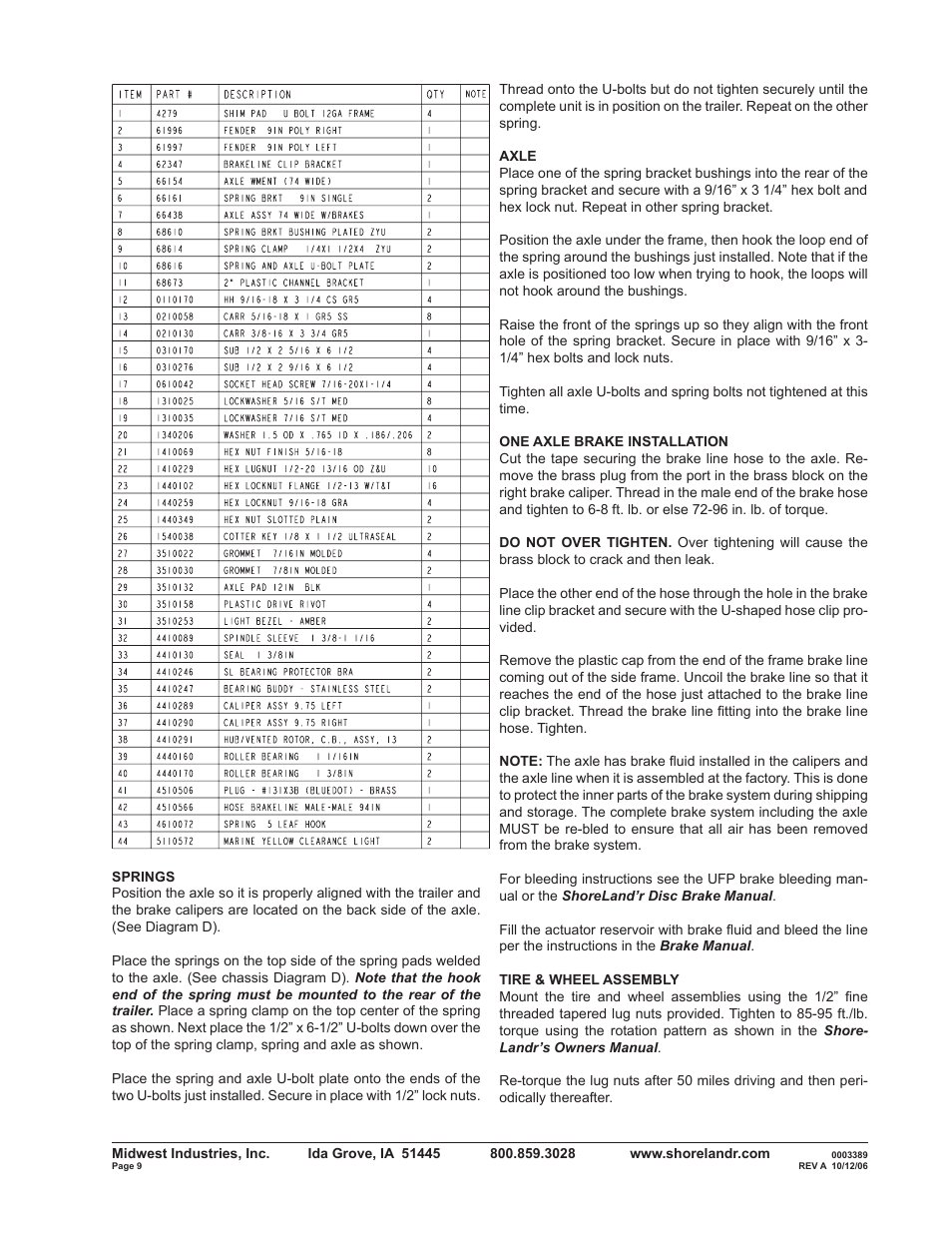 ShoreLand'r SLRB2313BS V.1 User Manual | Page 9 / 12