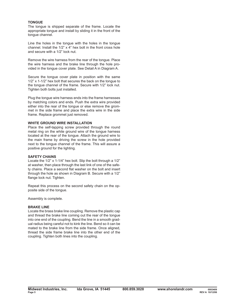 ShoreLand'r SLRB2313BSW V.1 User Manual | Page 5 / 12