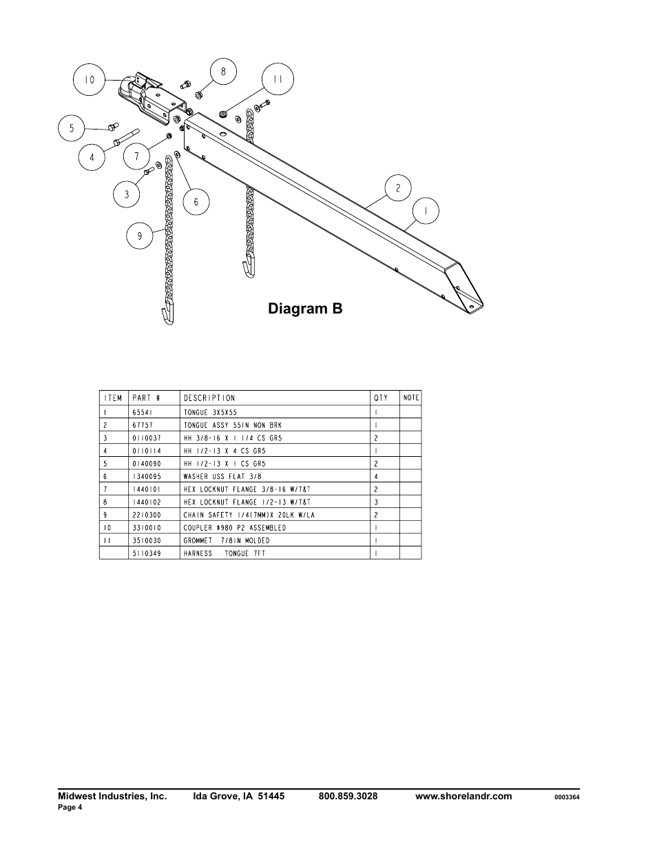 Diagram b | ShoreLand'r SLRB2314L User Manual | Page 4 / 10