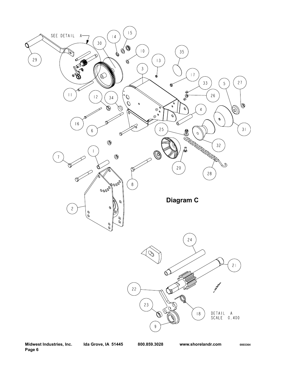 Diagram c | ShoreLand'r SLRB23L User Manual | Page 6 / 10