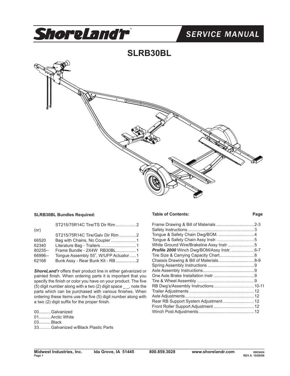 ShoreLand'r SLRB30BL V.2 User Manual | 12 pages