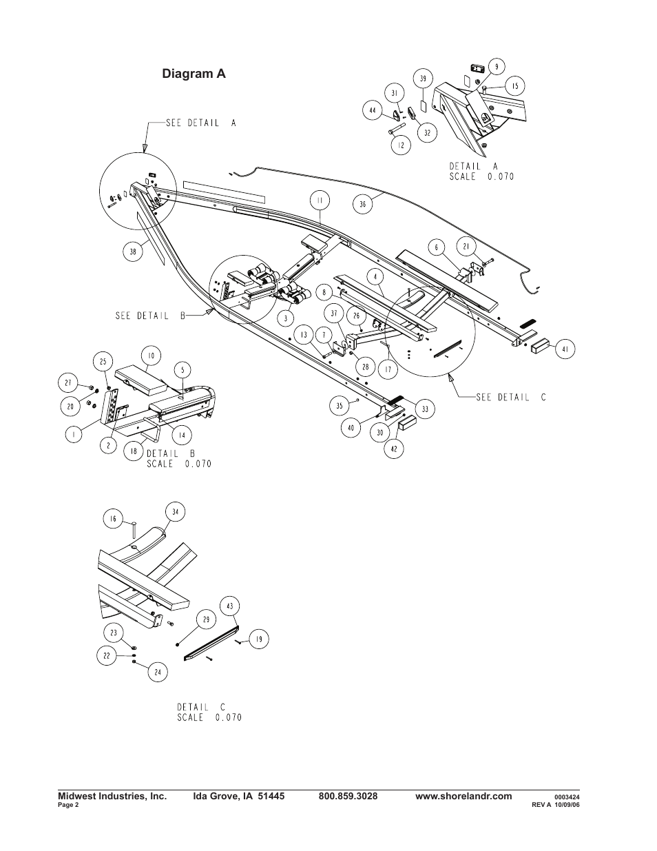Diagram a | ShoreLand'r SLRB30BL V.2 User Manual | Page 2 / 12