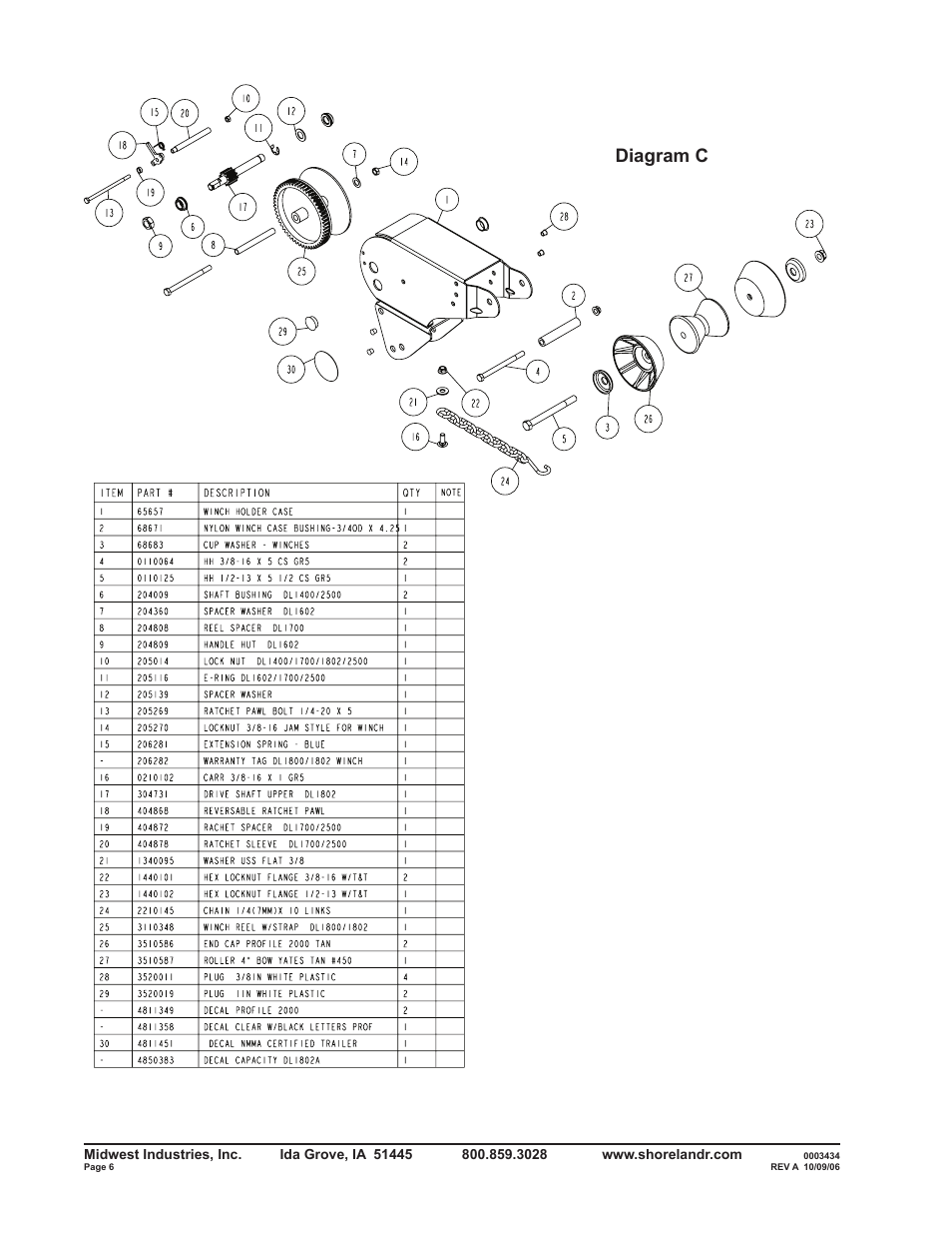 Diagram c | ShoreLand'r SLRB30BLW V.1 User Manual | Page 6 / 12