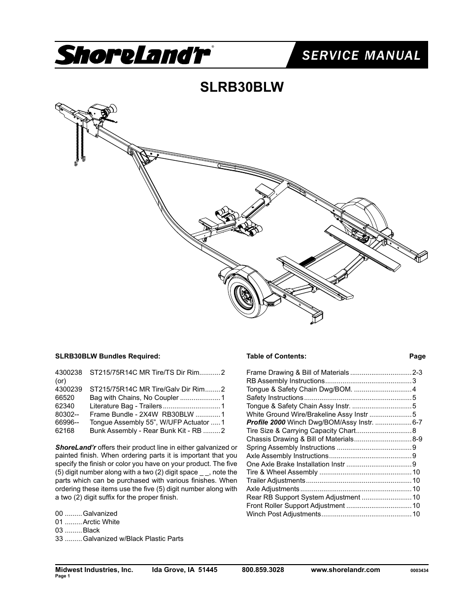 ShoreLand'r SLRB30BLW V.2 User Manual | 10 pages