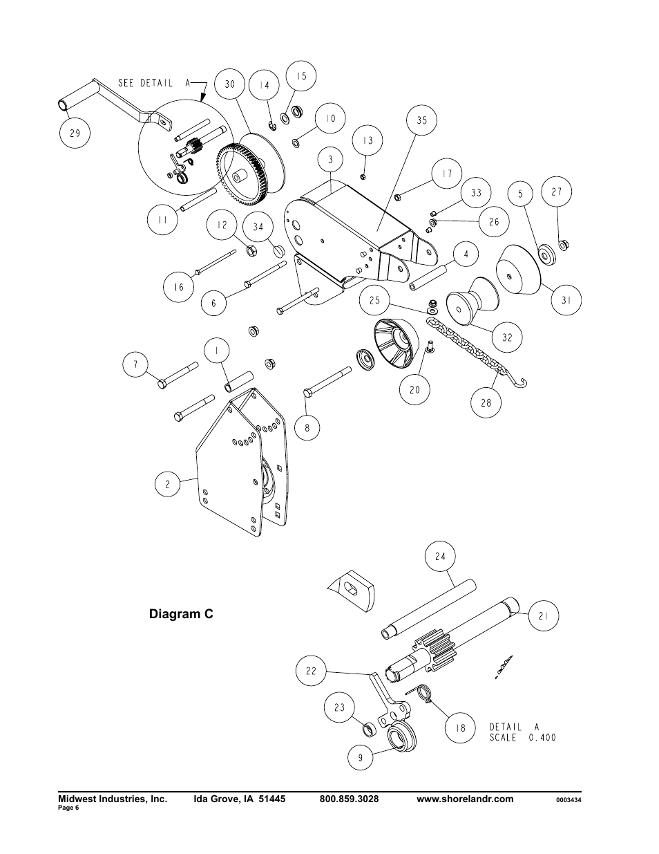 Diagram c | ShoreLand'r SLRB30BLW V.2 User Manual | Page 6 / 10