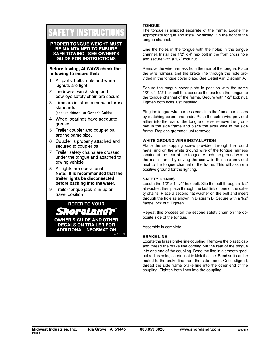 ShoreLand'r SLRB30BS V.1 User Manual | Page 5 / 10