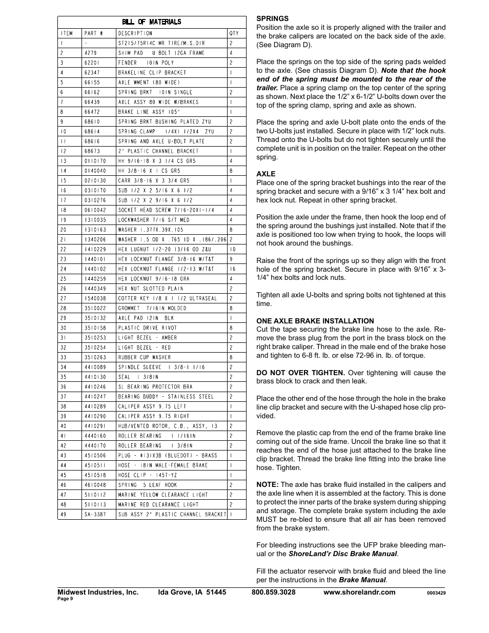 ShoreLand'r SLRB30BSW V.2 User Manual | Page 9 / 10