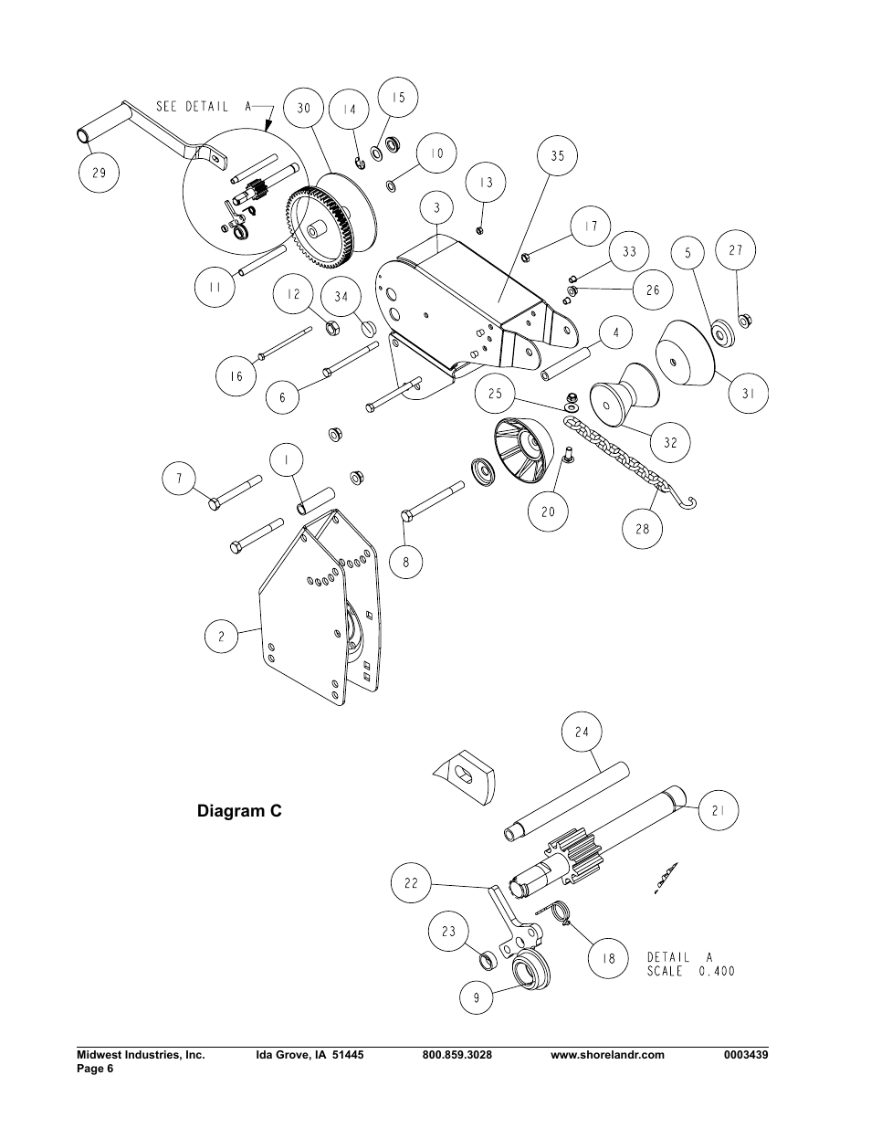 Diagram c | ShoreLand'r SLRB30BXLW V.1 User Manual | Page 6 / 10
