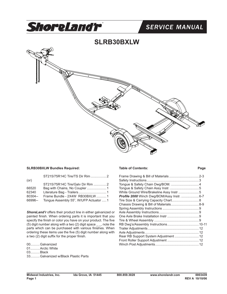 ShoreLand'r SLRB30BXLW V.2 User Manual | 12 pages