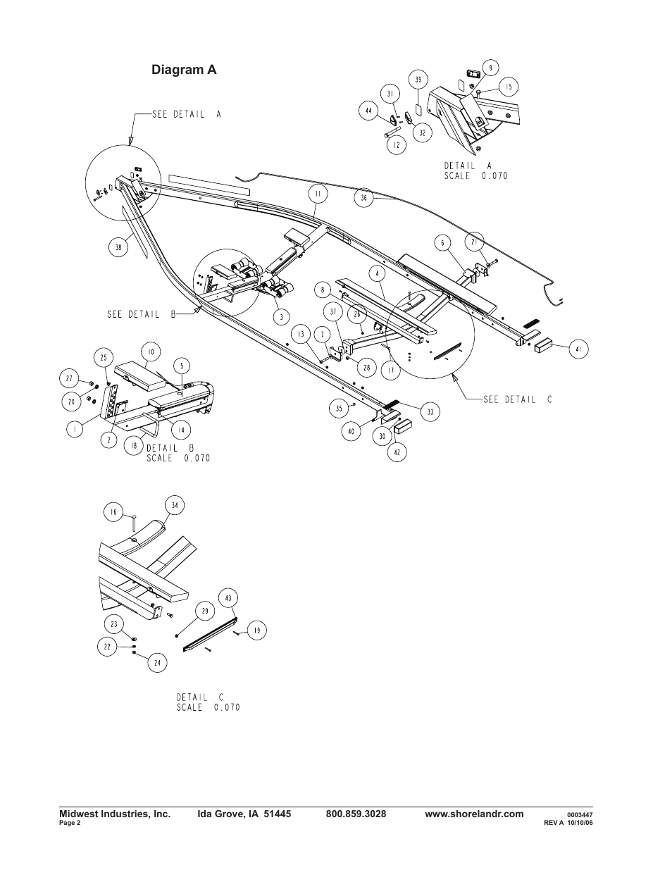 Diagram a | ShoreLand'r SLRB34BXLW V.1 User Manual | Page 2 / 12