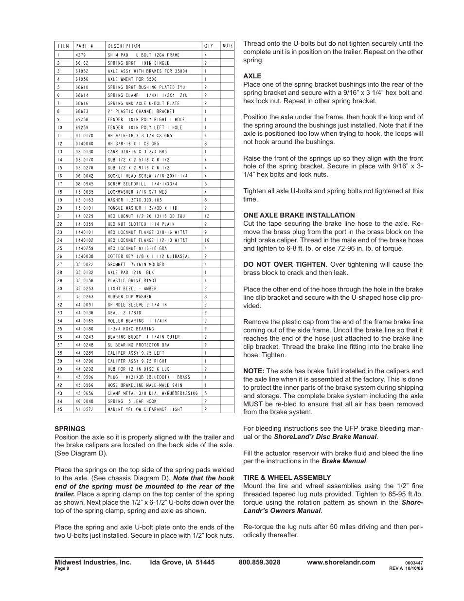 ShoreLand'r SLRB34BXLW V.1 User Manual | Page 9 / 12