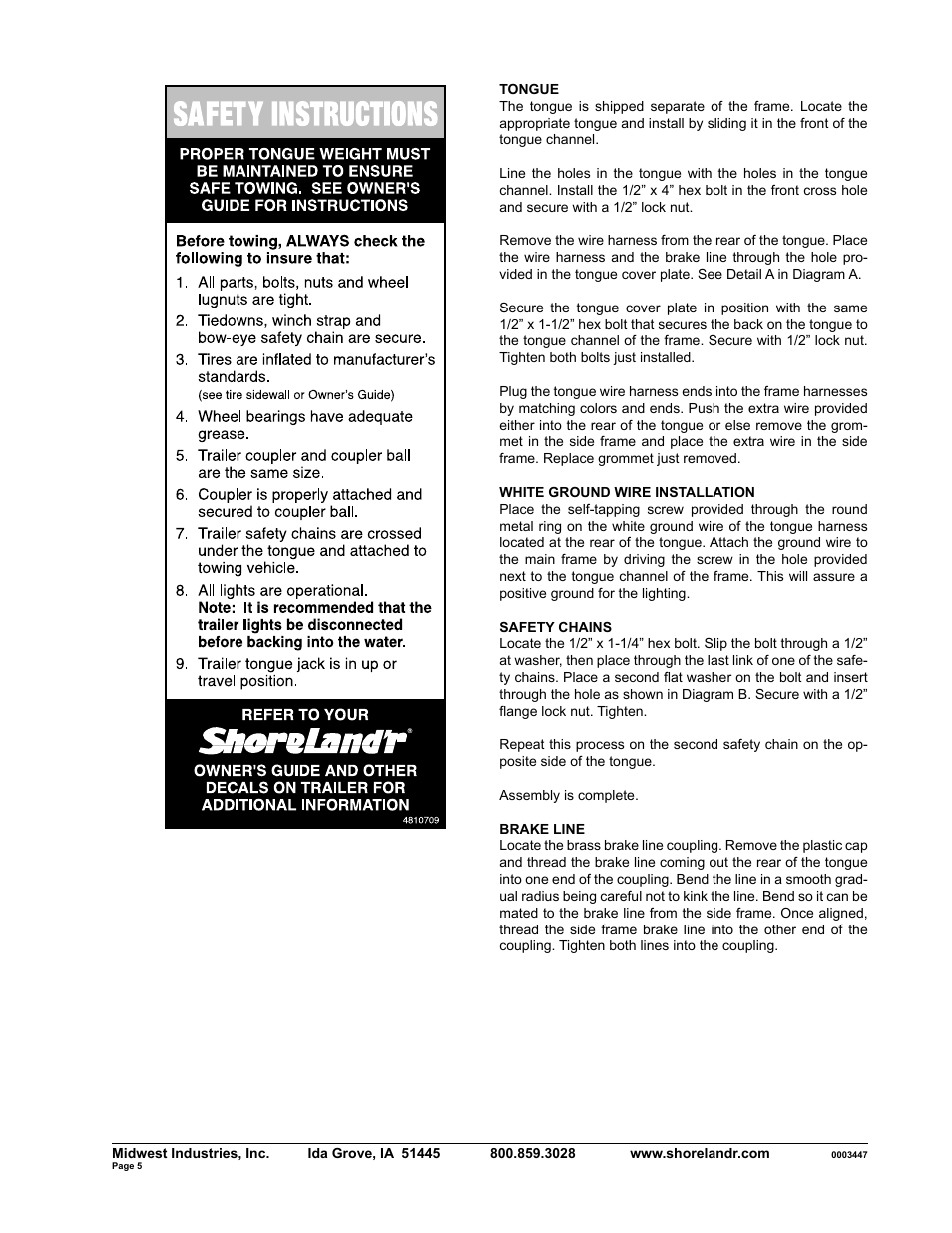 ShoreLand'r SLRB34BXLW V.2 User Manual | Page 5 / 10