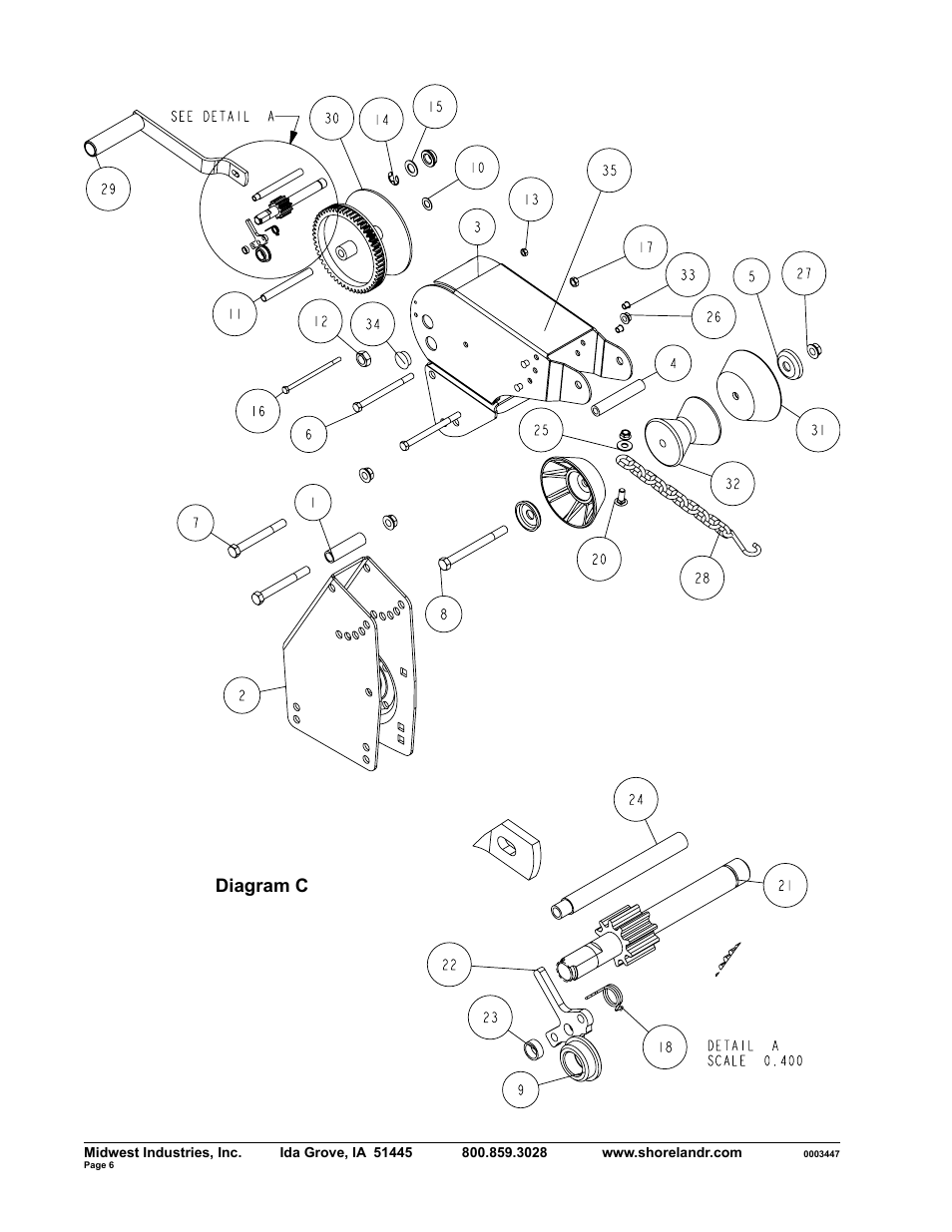 Diagram c | ShoreLand'r SLRB34BXLW V.2 User Manual | Page 6 / 10