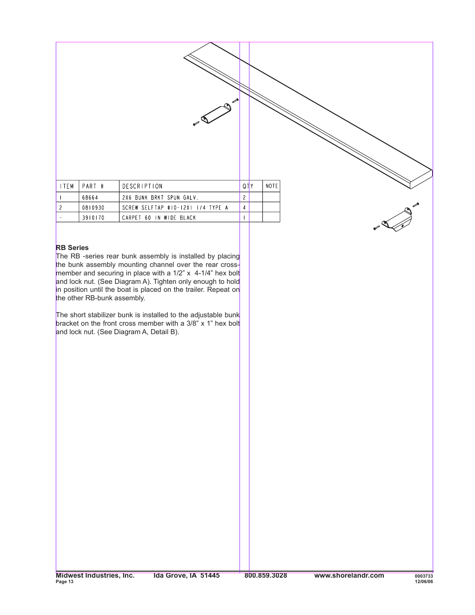 ShoreLand'r SLRB40TABBLW User Manual | Page 13 / 14