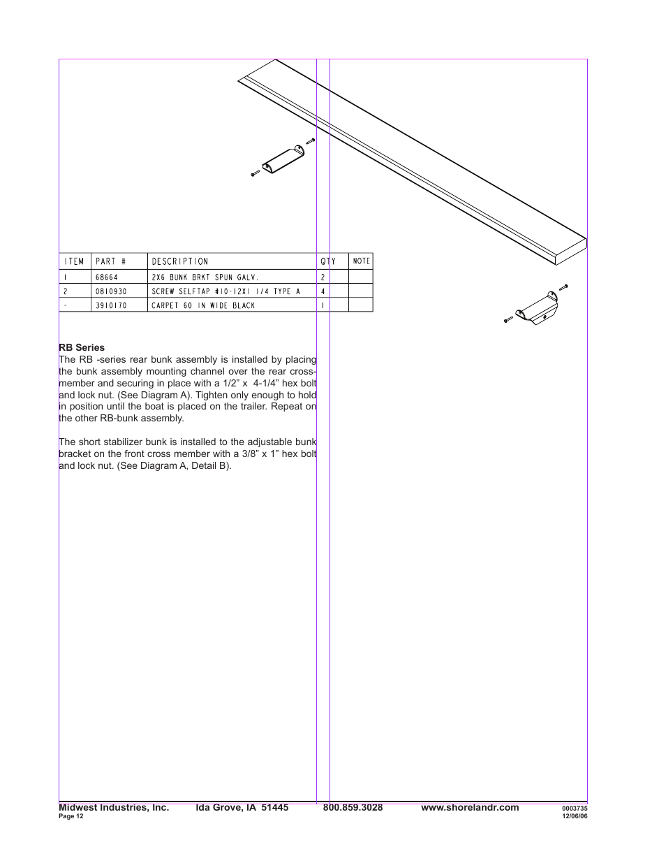 ShoreLand'r SLRB40TABLW User Manual | Page 12 / 14