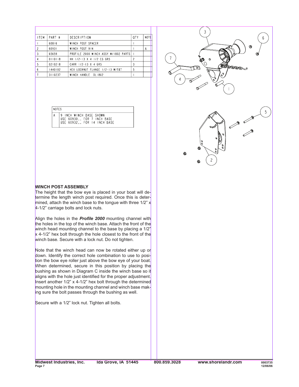 ShoreLand'r SLRB40TABLW User Manual | Page 7 / 14
