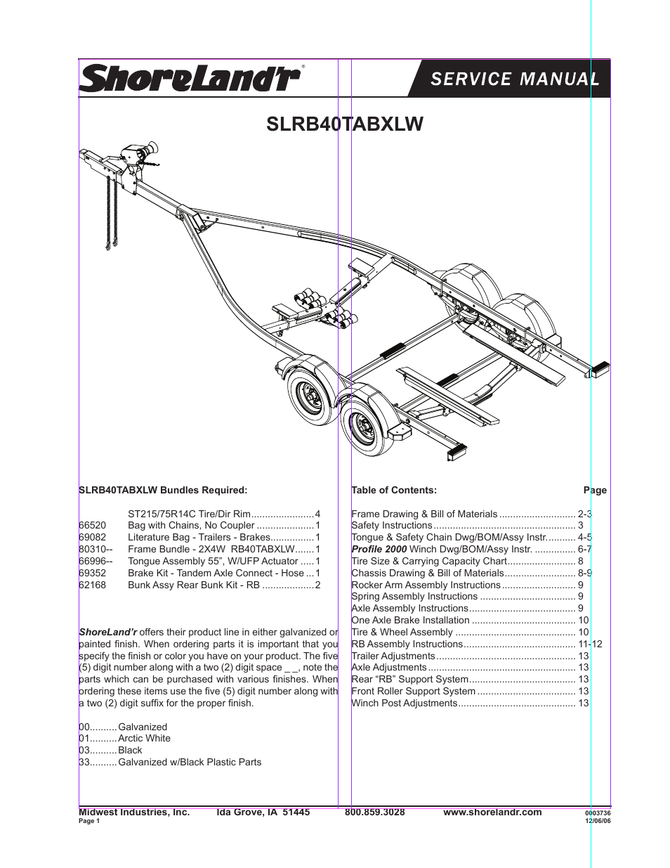 ShoreLand'r SLRB40TABXLW User Manual | 14 pages