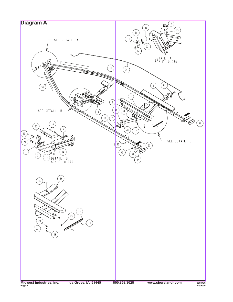 Diagram a | ShoreLand'r SLRB40TABXLW User Manual | Page 2 / 14