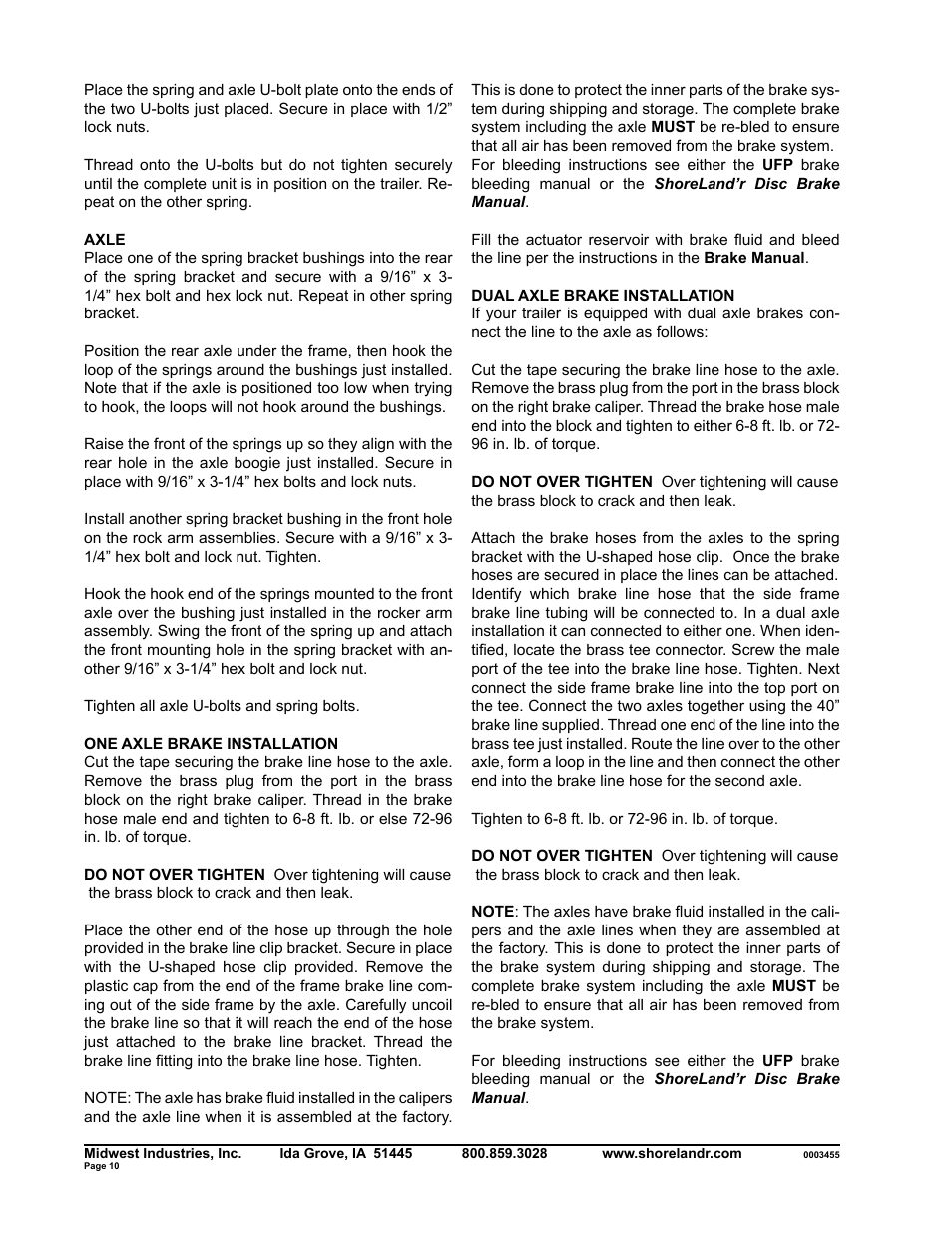 ShoreLand'r SLRB40TBBLW V.1 User Manual | Page 10 / 12