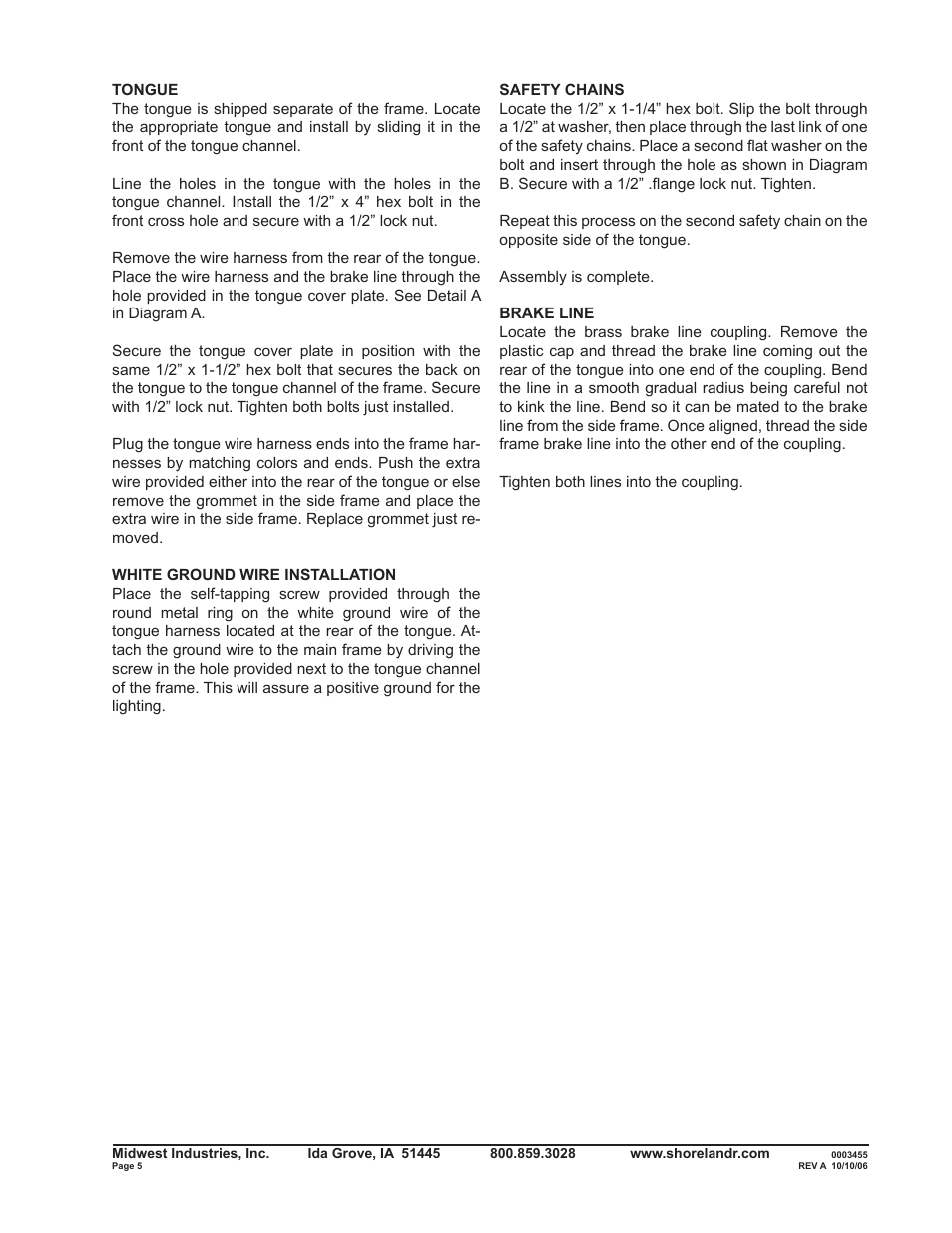 ShoreLand'r SLRB40TBBLW V.2 User Manual | Page 5 / 14